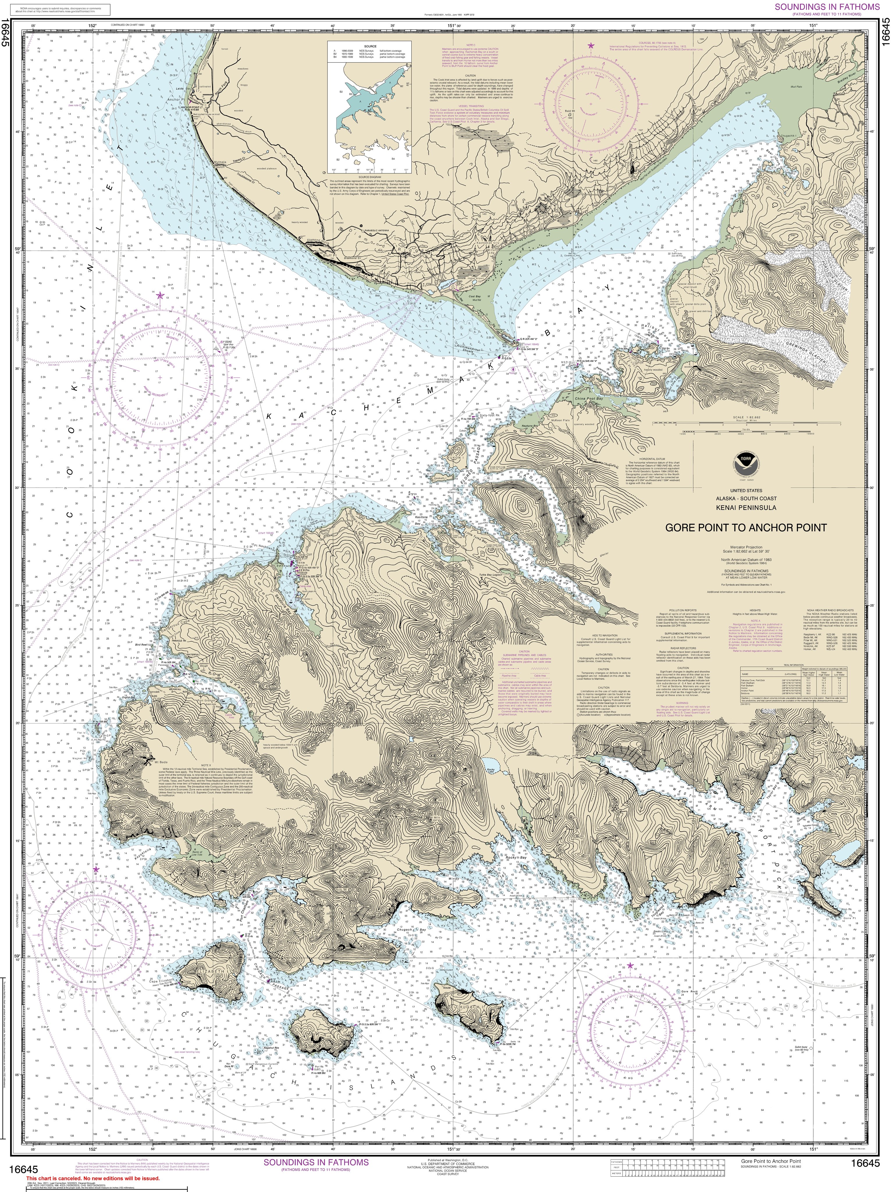 NOAA Chart 16645